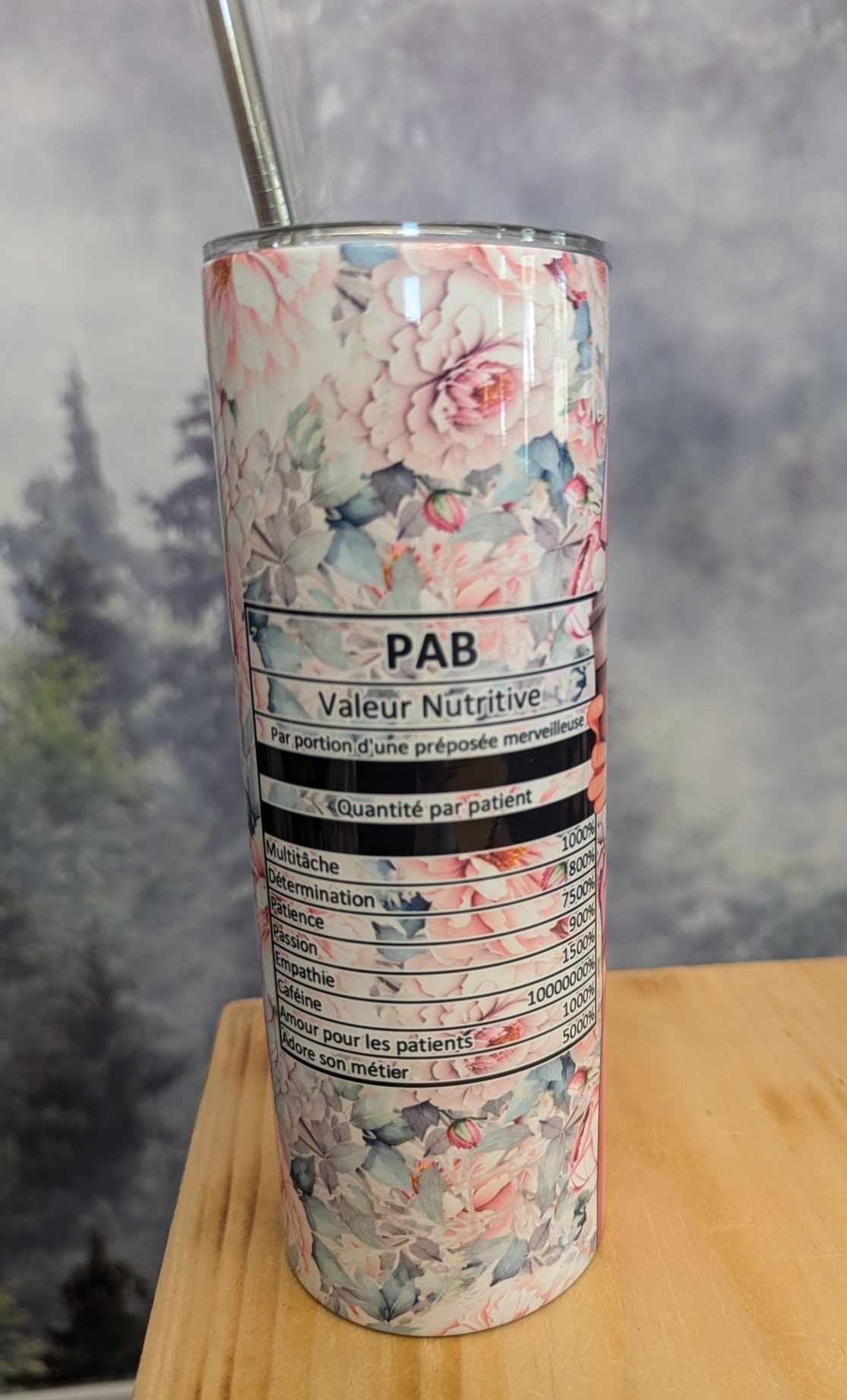 Gourde isotherme 20 oz. - PAB ( Préposée aux bénéficiares)